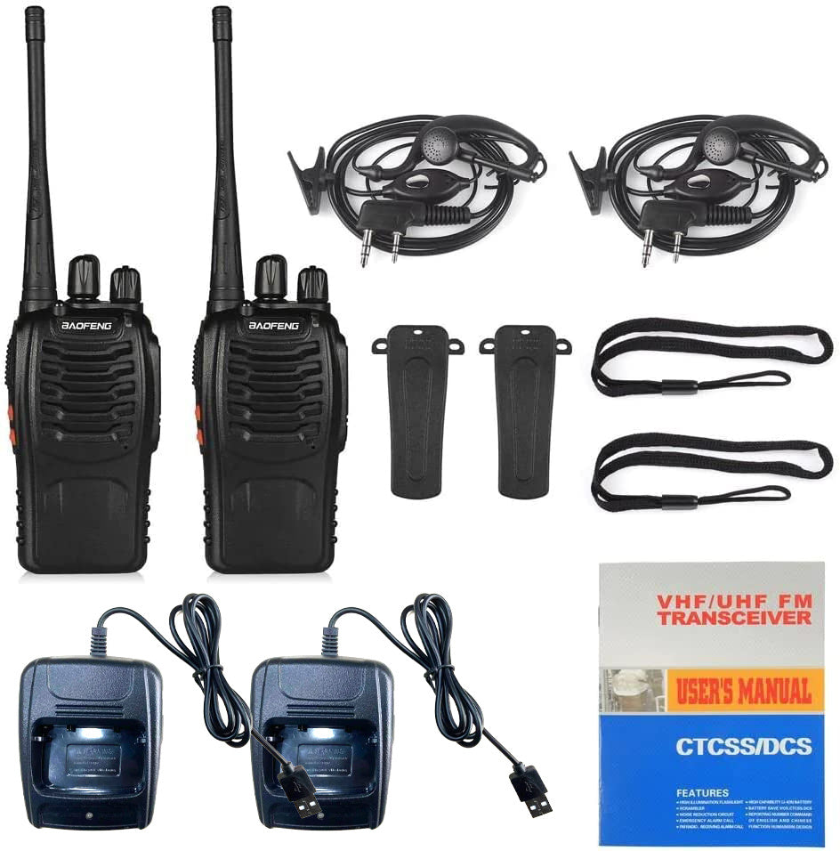 2pcs BAOFENG BF-888S UHF 400-480MHz Amateur Radio