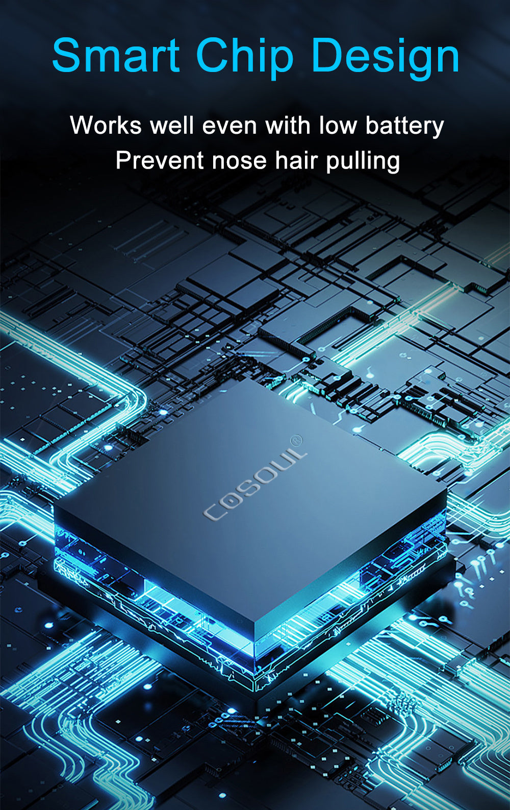 Rechargeable Nose Hair Trimmer for Men and Women