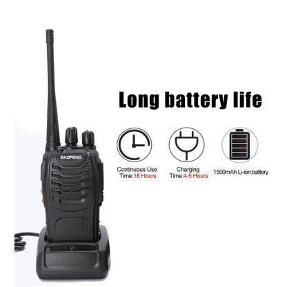 2pcs BAOFENG BF-888S UHF 400-480MHz Amateur Radio