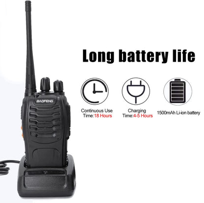 2pcs BAOFENG BF-888S UHF 400-480MHz Amateur Radio
