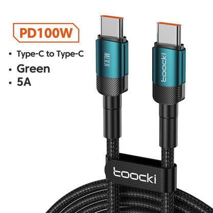 Toocki 100W Type C to USB C Cable