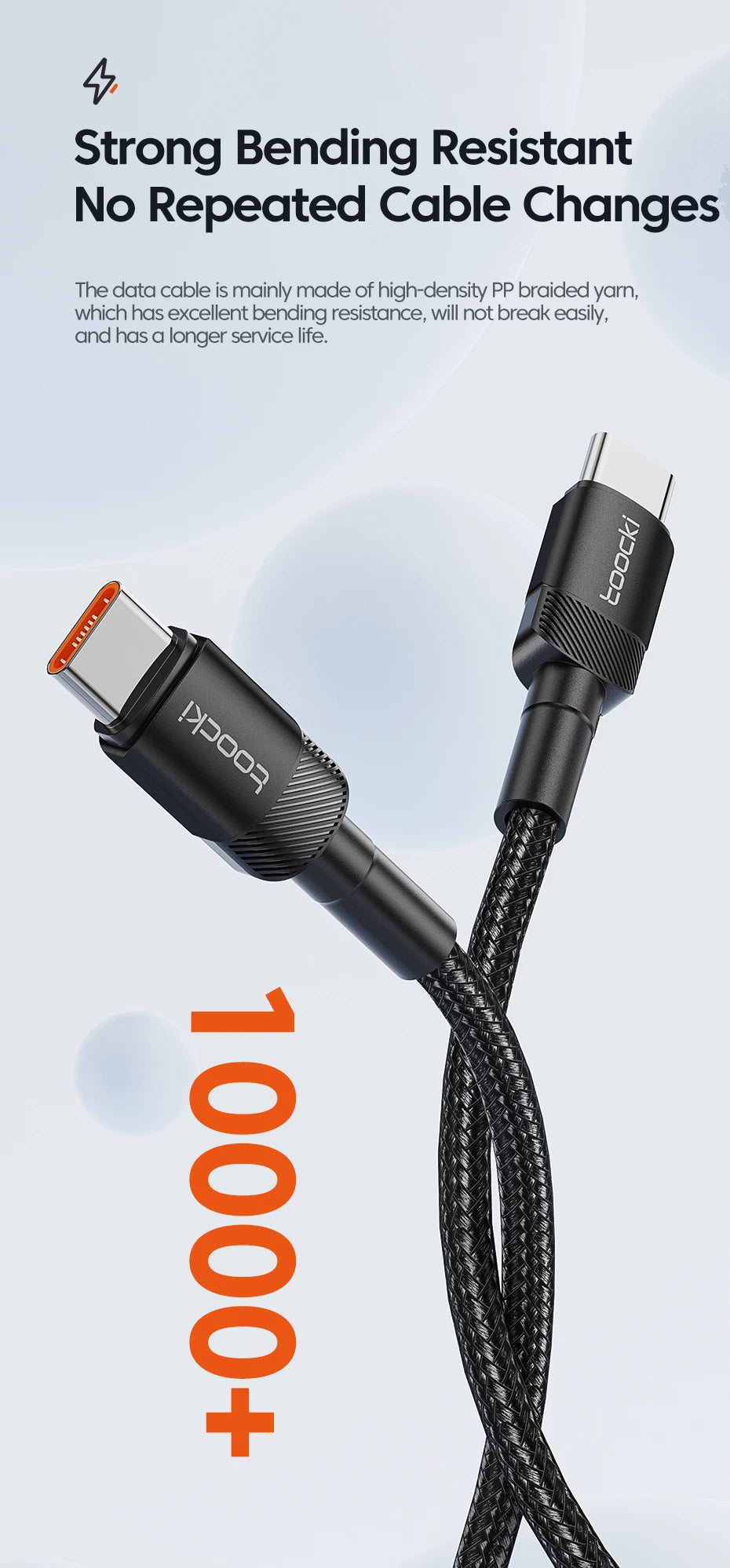 Toocki 100W Type C to USB C Cable