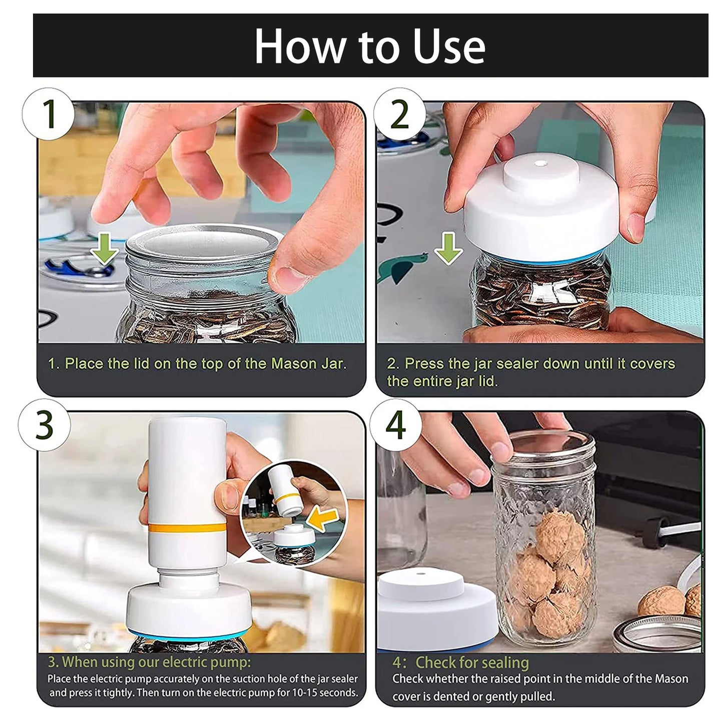 Universal Mason Jar Sealer