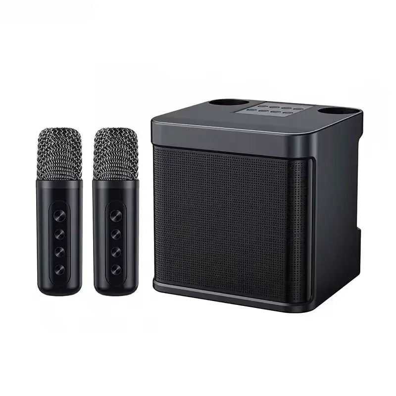 Karaoke Machine With 2 Wireless Dual Microphones