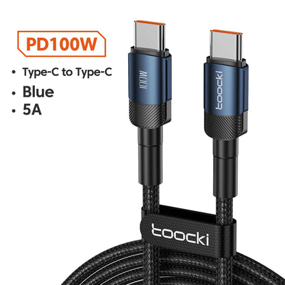 Toocki 100W Type C to USB C Cable