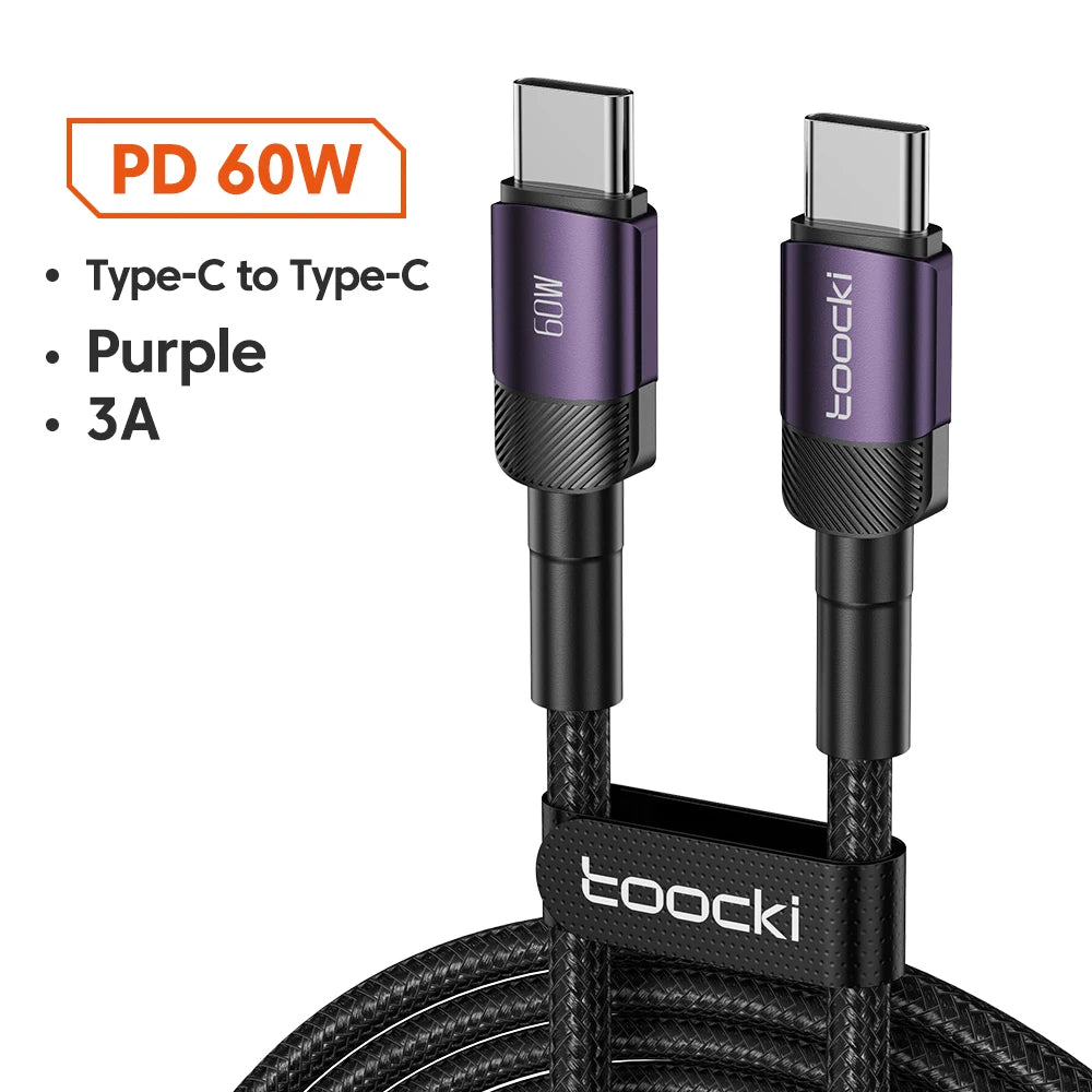 Toocki 100W Type C to USB C Cable