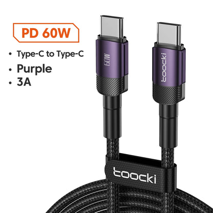 Toocki 100W Type C to USB C Cable
