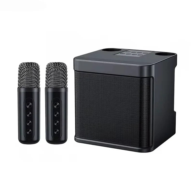 Karaoke Machine With 2 Wireless Dual Microphones