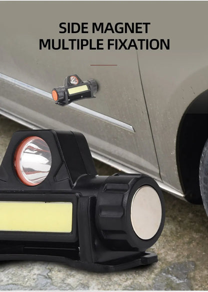 Rechargeable COB LED USB Headlamp