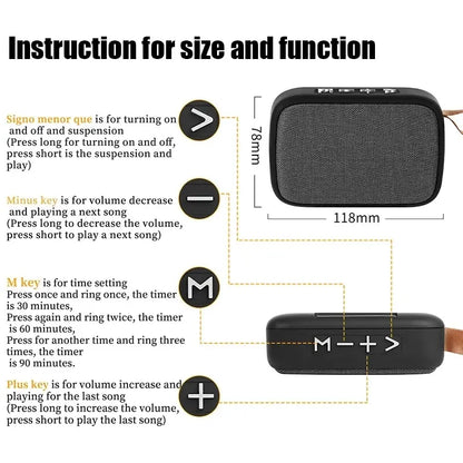 Portable Outdoor Bluetooth 5.0 Speaker