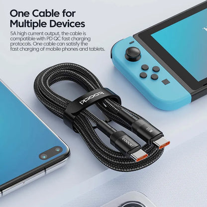 Toocki 100W Type C to USB C Cable