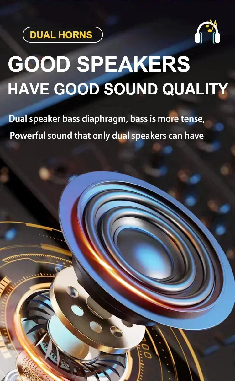 Karaoke Machine With 2 Wireless Dual Microphones