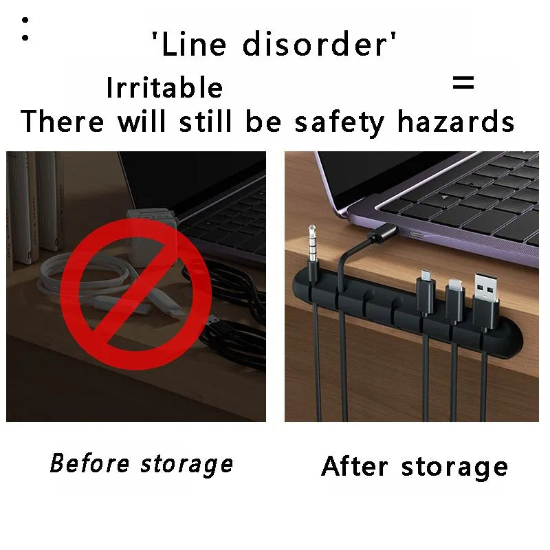 Adhesive Cable Holder Clips