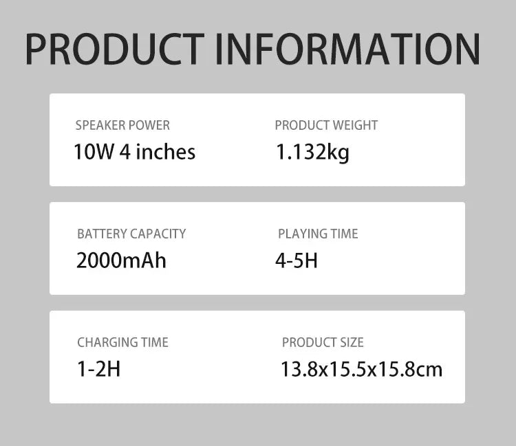 Karaoke Machine With 2 Wireless Dual Microphones