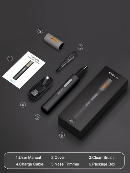 Rechargeable Nose Hair Trimmer for Men and Women